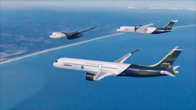 Airbus tham gia cuộc đua pin nhiên liệu hydro cho hàng không- Ảnh 2.