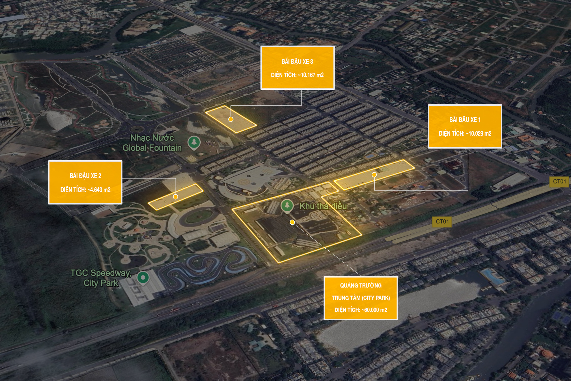 Khu đô thị có bãi đỗ xe rộng bằng công viên Đầm Sen, quảng trường chứa được 40.000 người- Ảnh 1. Khu đô thị có bãi đỗ xe rộng bằng công viên Đầm Sen, quảng trường chứa được 40.000 người- Ảnh 1.