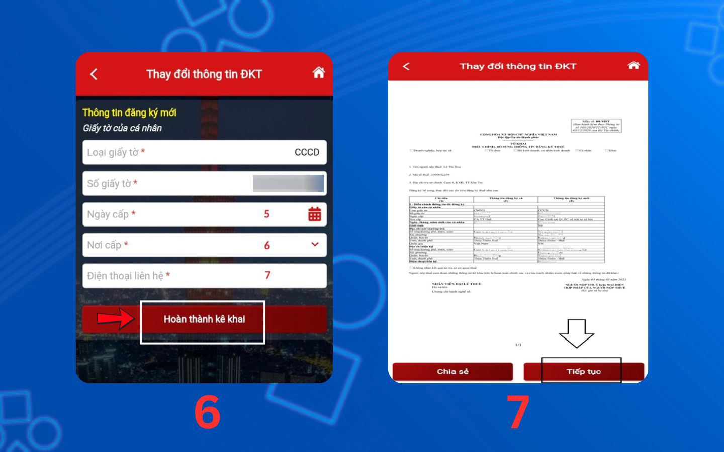Cách cập nhật số CCCD thành mã số thuế ngay trên điện thoại- Ảnh 3. Cách cập nhật số CCCD thành mã số thuế ngay trên điện thoại- Ảnh 3.