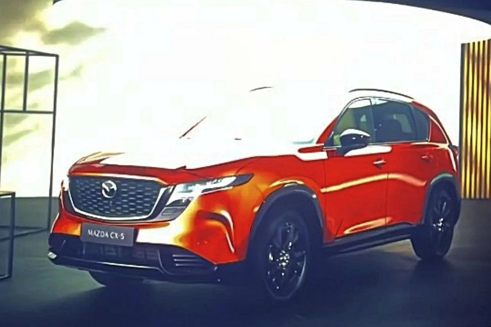 Mazda CX-5 2026 lần đầu có loạt ảnh chính thức: Lộ rõ nét cụm đèn mới, nhiều đường nét góc cạnh hơn, logo hybrid, ra mắt ngay tuần sau- Ảnh 4.