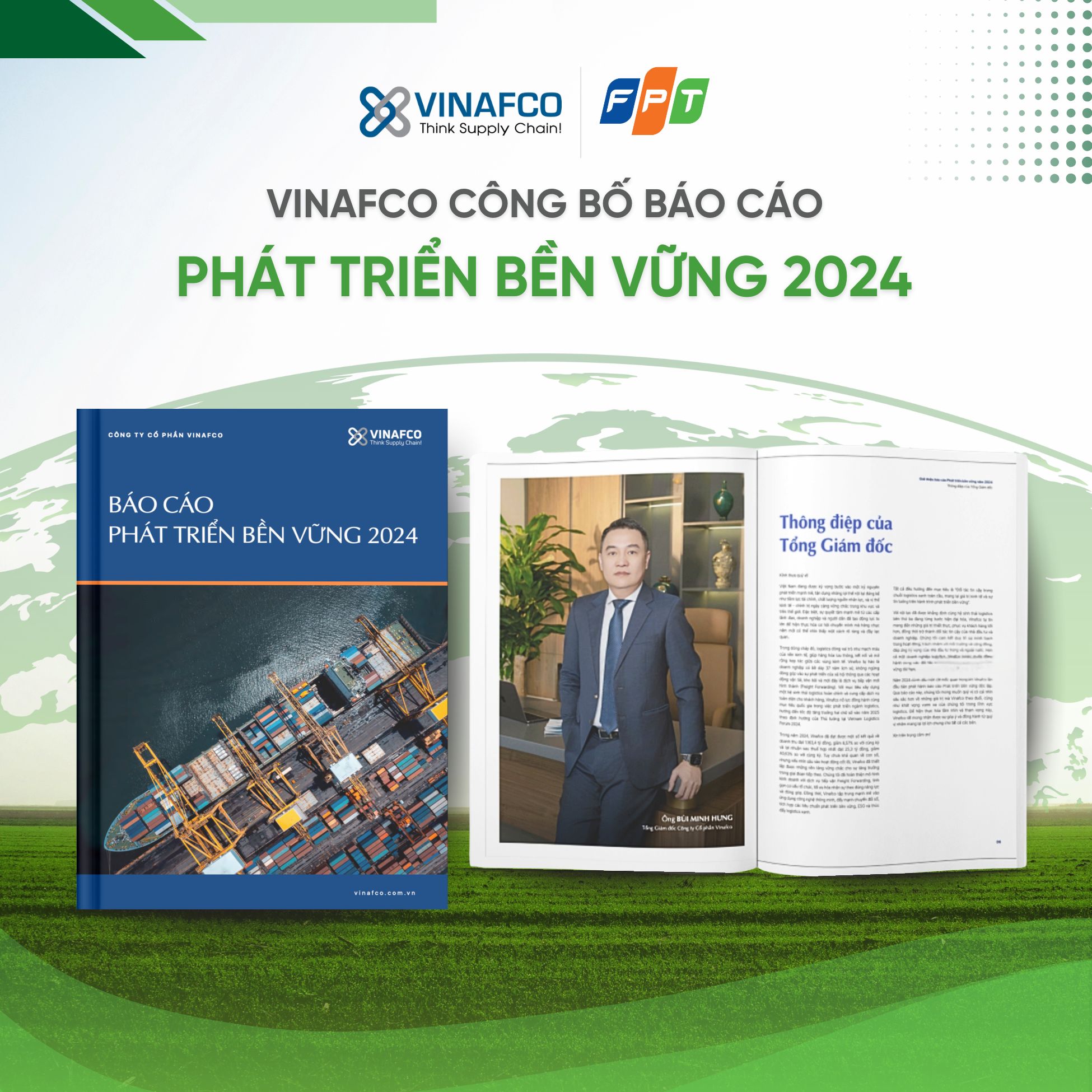 Vinafco hợp tác cùng FPT Digital phát hành Báo cáo Phát triển bền vững 2024 chuẩn GRI- Ảnh 3. Vinafco hợp tác cùng FPT Digital phát hành Báo cáo Phát triển bền vững 2024 chuẩn GRI- Ảnh 3.