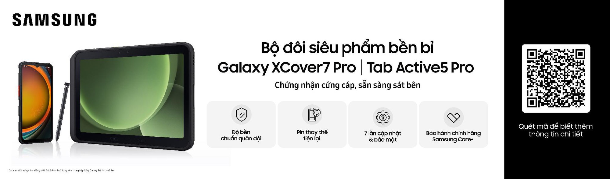 Galaxy XCover7 Pro và Galaxy Tab Active5 Pro thúc đẩy chuyển đổi chuỗi cung ứng số- Ảnh 1. Galaxy XCover7 Pro và Galaxy Tab Active5 Pro thúc đẩy chuyển đổi chuỗi cung ứng số- Ảnh 1.