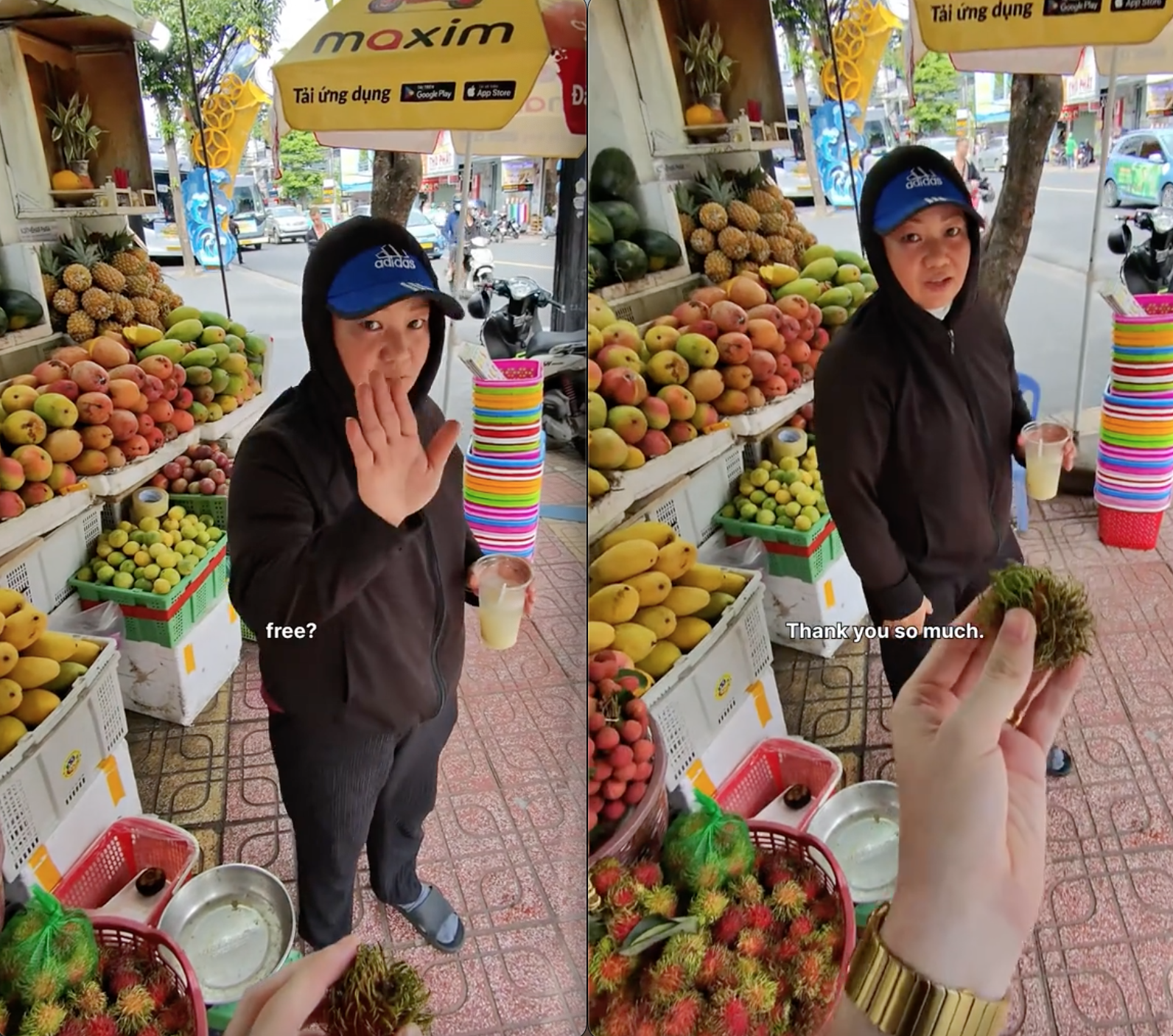 Khách Tây hỏi mua 1 quả chôm chôm cho 2 người ăn, cách người phụ nữ Việt xử lý khiến dân mạng rần rần- Ảnh 2.