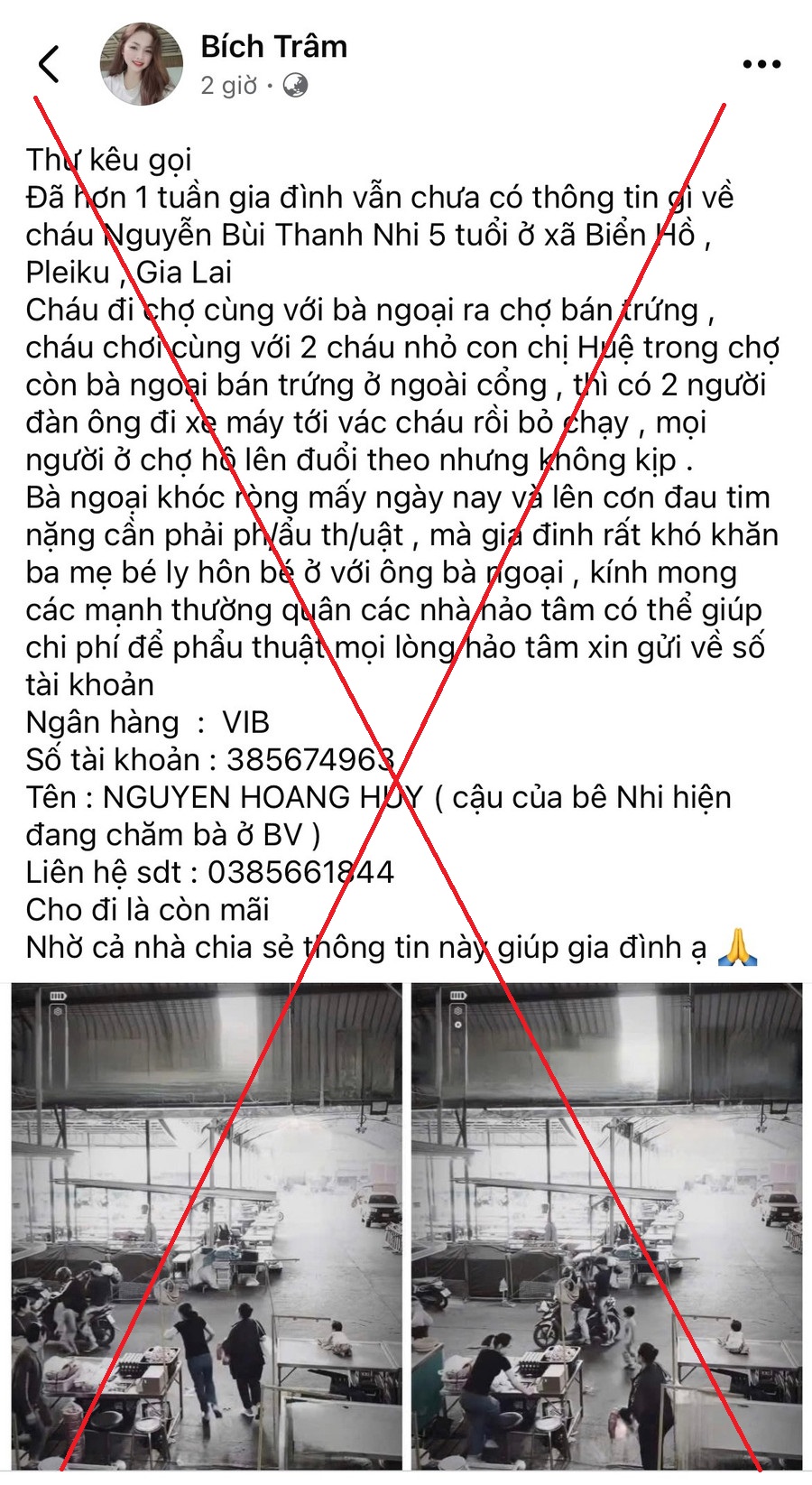 "Đi chợ cùng bà ngoại, bé trai 5 tuổi bị bắt cóc": Pha dàn xếp đầy tinh vi của nhóm lừa đảo- Ảnh 2.