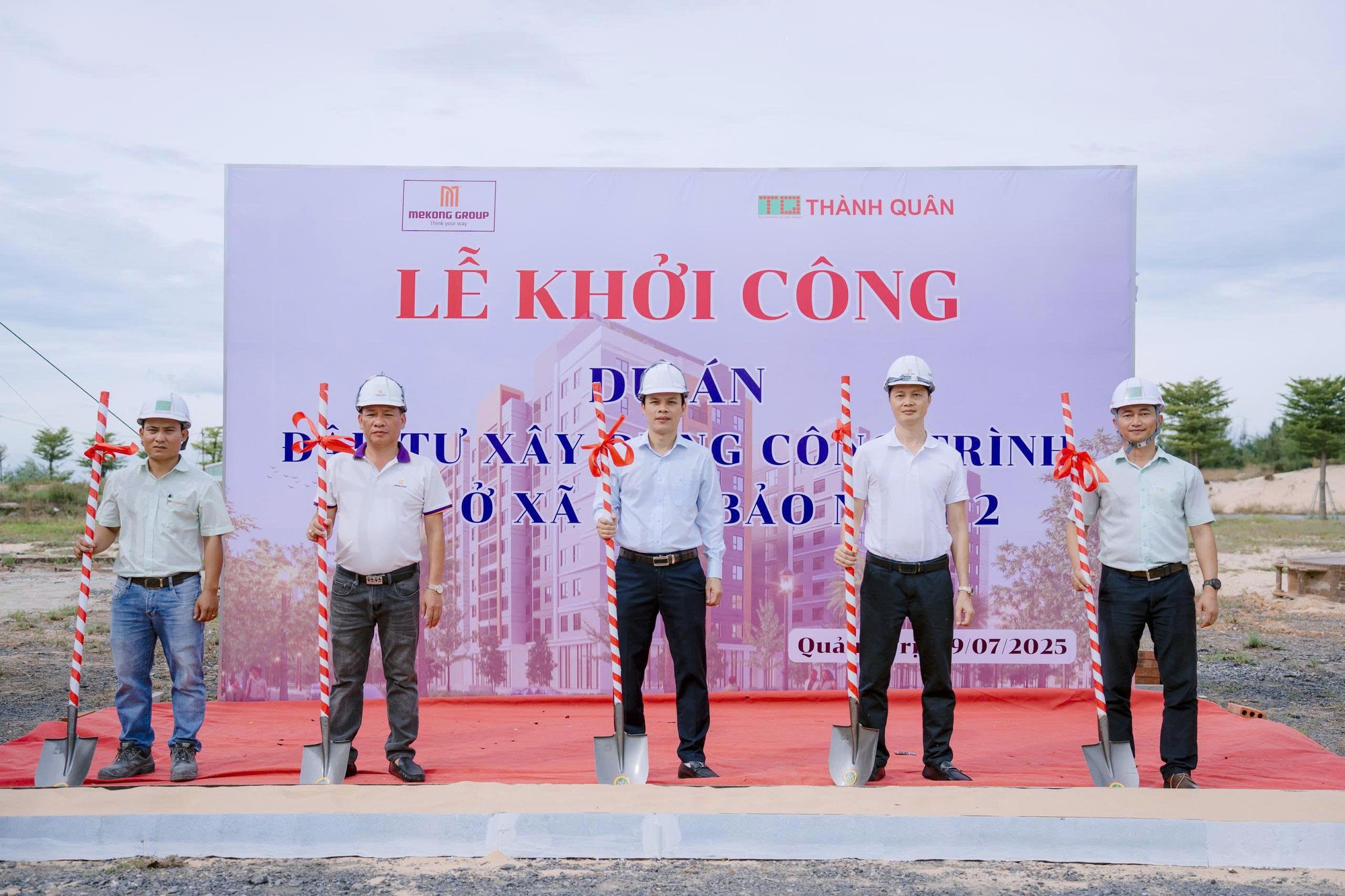Mekong Group (VC3) khởi công dự án nhà ở xã hội Bảo Ninh 2- Ảnh 1. Mekong Group (VC3) khởi công dự án nhà ở xã hội Bảo Ninh 2- Ảnh 1.