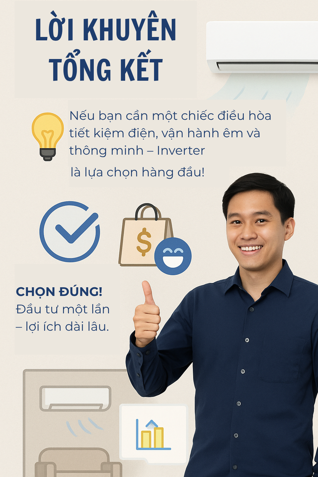 Điều hòa Inverter khác điều hòa thường như thế nào? Nghe đã nhiều nhưng không phải ai cũng biết- Ảnh 6. Điều hòa Inverter khác điều hòa thường như thế nào? Nghe đã nhiều nhưng không phải ai cũng biết- Ảnh 6.