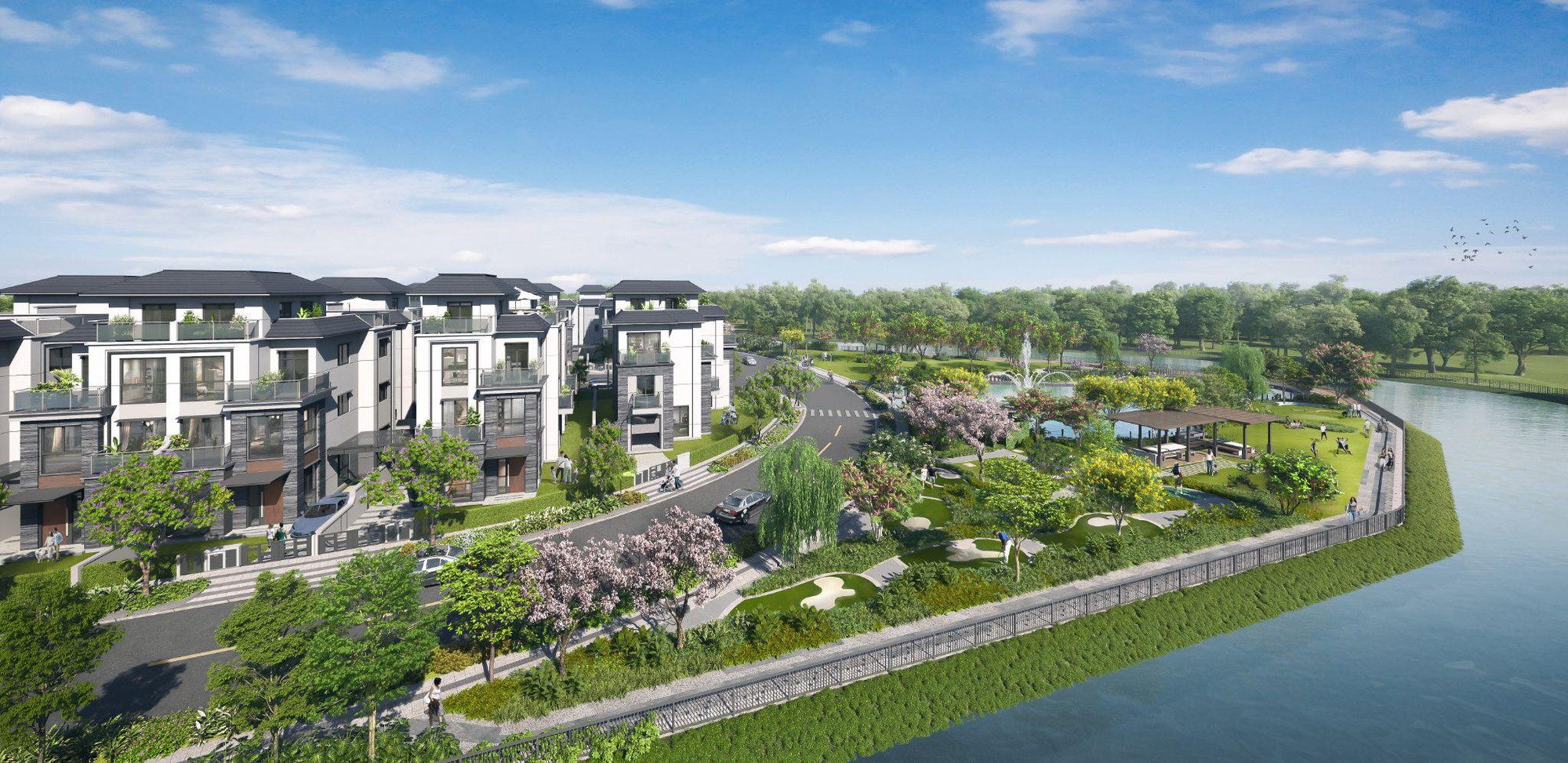 Gladia by the Waters – Khu biệt thự đẳng cấp bên sông phát triển bởi Keppel & Khang Điền- Ảnh 2. Gladia by the Waters – Khu biệt thự đẳng cấp bên sông phát triển bởi Keppel & Khang Điền- Ảnh 2.