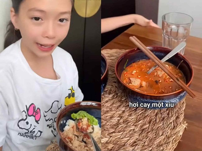 Con gái Đoan Trang chỉ ngồi ăn 1 bát mỳ thôi mà dân mạng tấm tắc khen: Nghe nói chuyện đã thấy mẹ dạy hay!- Ảnh 1. Con gái Đoan Trang chỉ ngồi ăn 1 bát mỳ thôi mà dân mạng tấm tắc khen: Nghe nói chuyện đã thấy mẹ dạy hay!- Ảnh 1.