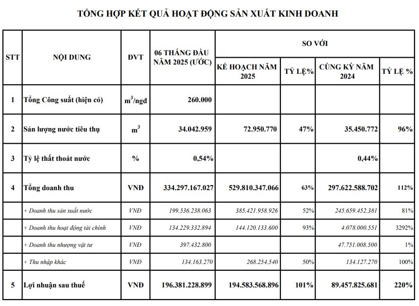Một công ty báo lợi nhuận 6 tháng đầu năm 2025 tăng 220%- Ảnh 1. Một công ty báo lợi nhuận 6 tháng đầu năm 2025 tăng 220%- Ảnh 1.