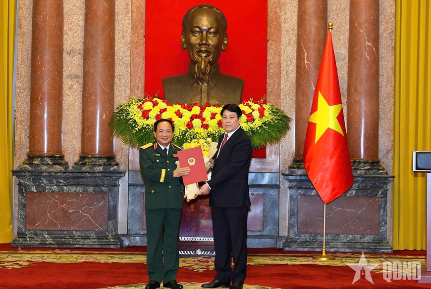 Chủ nhiệm Tổng cục Chính trị QĐND Việt Nam Trịnh Văn Quyết được thăng quân hàm Đại tướng- Ảnh 1. Chủ nhiệm Tổng cục Chính trị QĐND Việt Nam Trịnh Văn Quyết được thăng quân hàm Đại tướng- Ảnh 1.