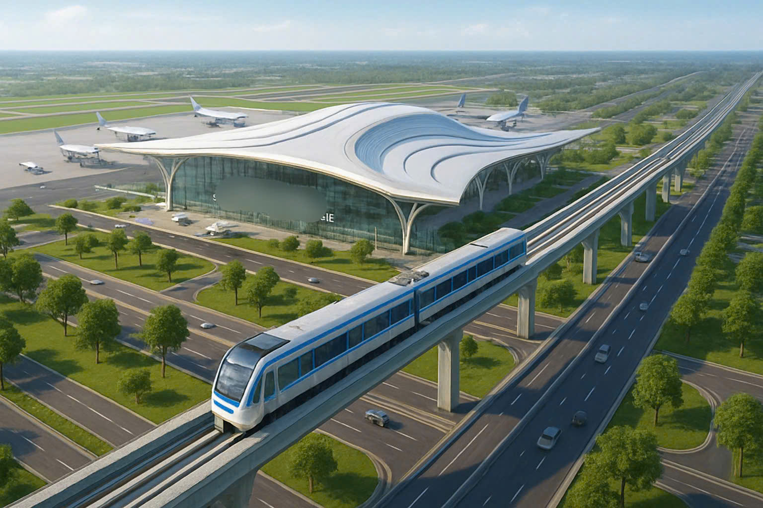 Đề xuất tuyến metro nhanh nối sân bay Tân Sơn Nhất - sân bay Long Thành, rút ngắn thời gian di chuyển còn 30- 40 phút- Ảnh 1. Đề xuất tuyến metro nhanh nối sân bay Tân Sơn Nhất - sân bay Long Thành, rút ngắn thời gian di chuyển còn 30- 40 phút- Ảnh 1.