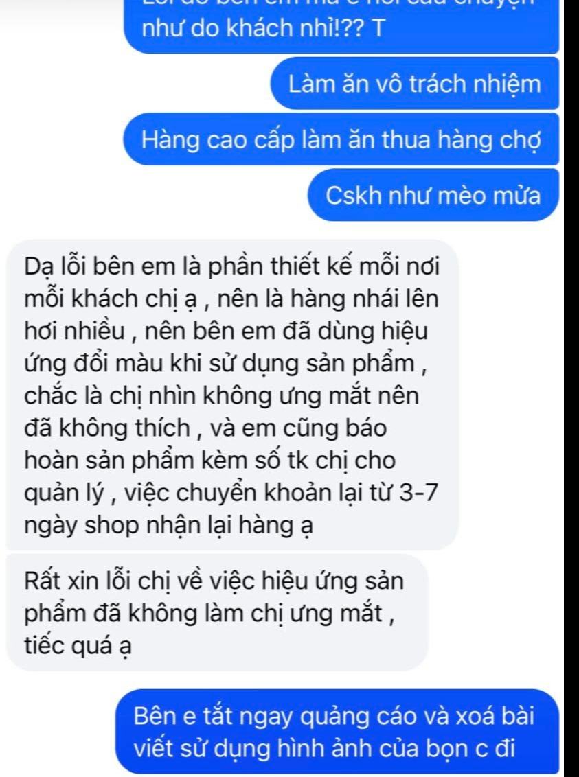 Brand Việt nhận bão phẫn nộ vì bán váy cả chục triệu màu như vải mùng, thái độ với khách thành mồi lửa- Ảnh 8. Brand Việt nhận bão phẫn nộ vì bán váy cả chục triệu màu như vải mùng, thái độ với khách thành mồi lửa- Ảnh 8.