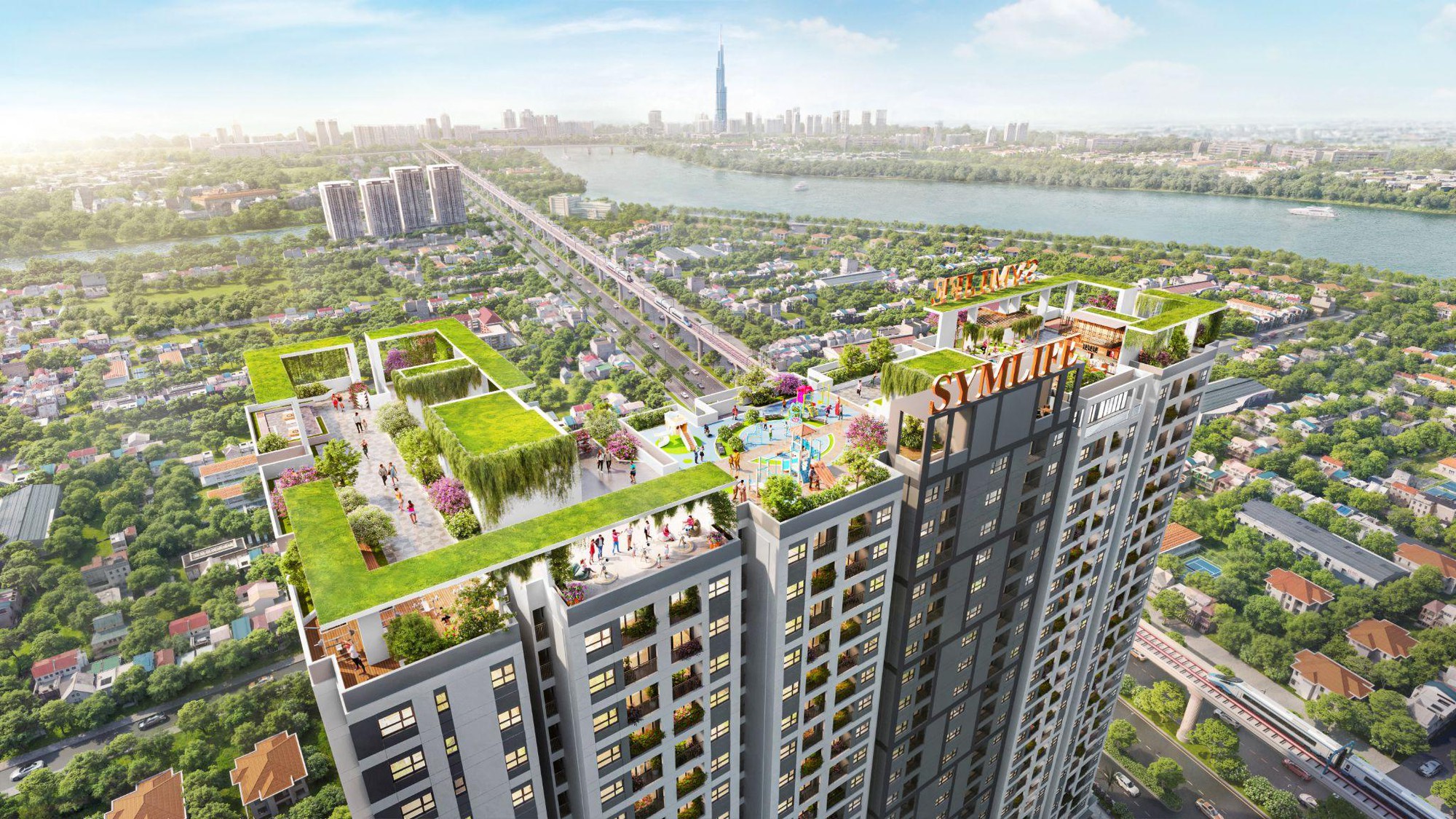 Xuất hiện căn hộ 4 mặt view sông ngay mặt tiền Quốc lộ 13, giá chỉ từ 36,8 triệu đồng/m²- Ảnh 2. Xuất hiện căn hộ 4 mặt view sông ngay mặt tiền Quốc lộ 13, giá chỉ từ 36,8 triệu đồng/m²- Ảnh 2.