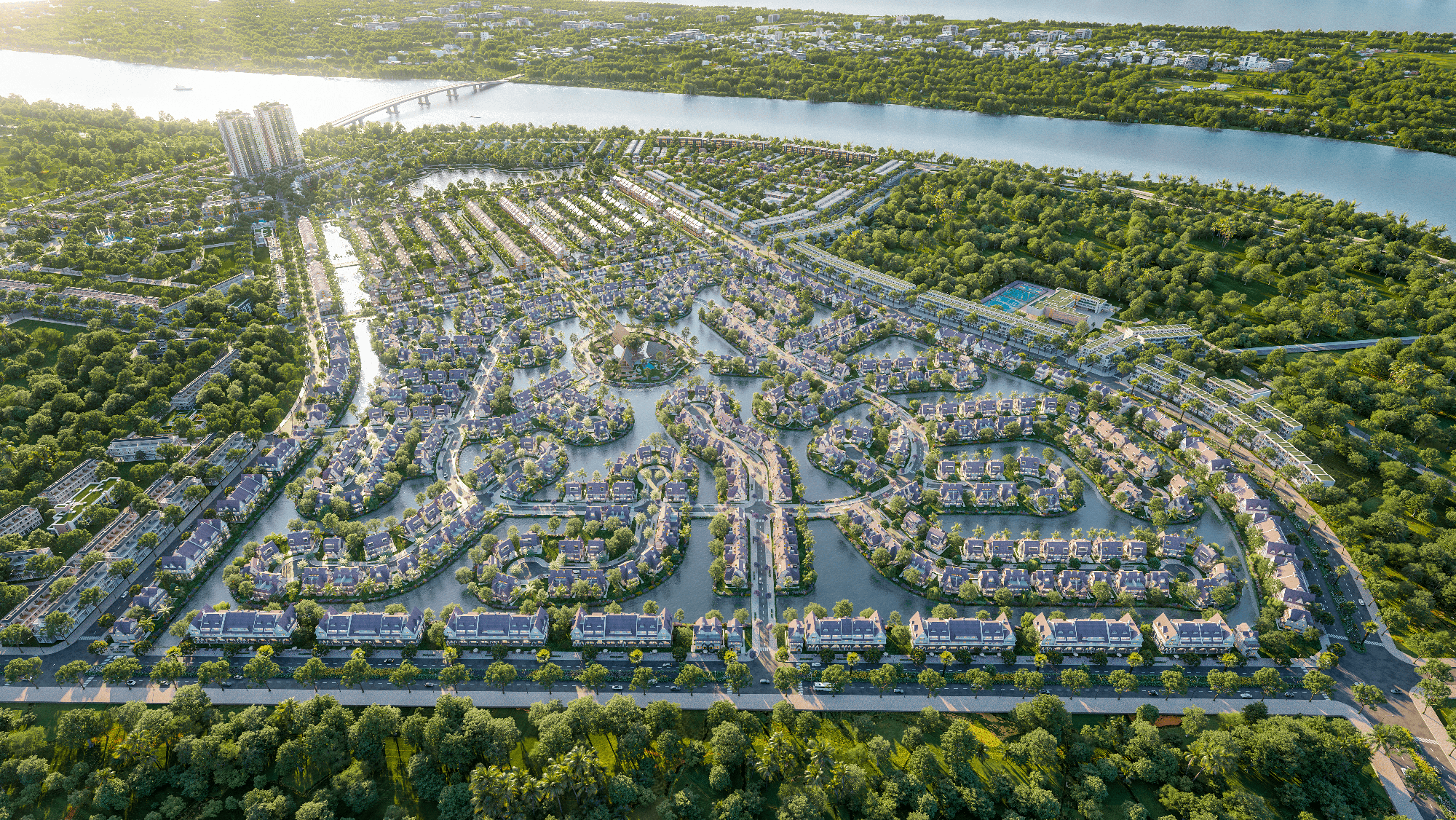 Đảo Châu Âu – Eco Central Park: Biệt thự compound định danh của nhà giàu xứ Nghệ- Ảnh 3. Đảo Châu Âu – Eco Central Park: Biệt thự compound định danh của nhà giàu xứ Nghệ- Ảnh 3.