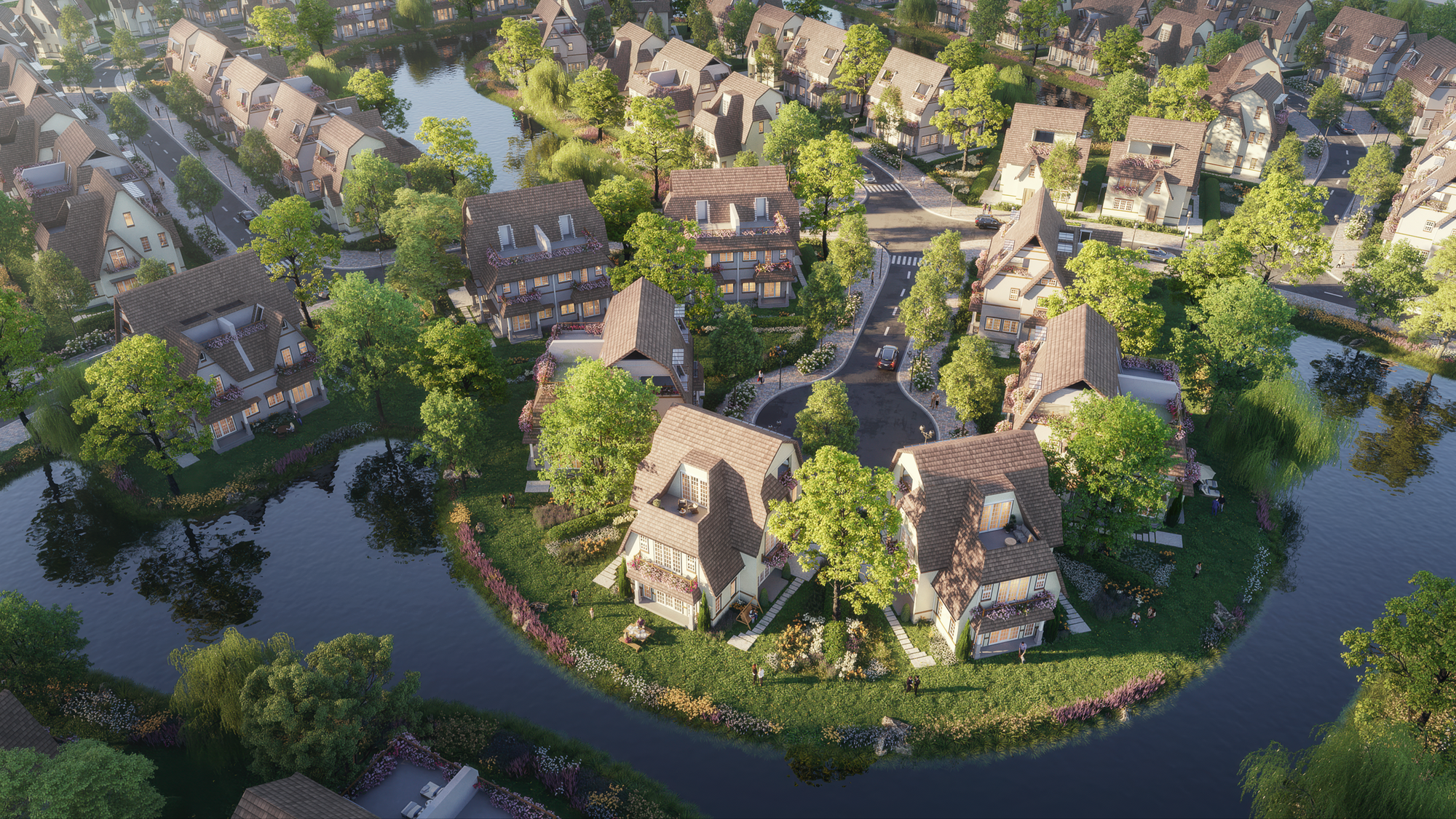 Đảo Châu Âu – Eco Central Park: Biệt thự compound định danh của nhà giàu xứ Nghệ- Ảnh 8. Đảo Châu Âu – Eco Central Park: Biệt thự compound định danh của nhà giàu xứ Nghệ- Ảnh 8.