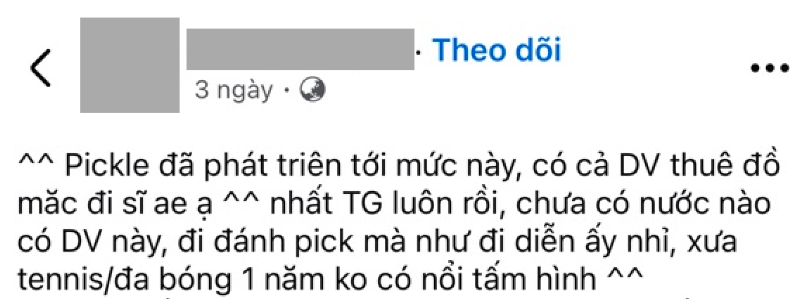 “Giờ đến đồ pickleball cũng đi thuê”: Khách từ e dè đến mê, shop mạnh tay rót vốn- Ảnh 1. “Giờ đến đồ pickleball cũng đi thuê”: Khách từ e dè đến mê, shop mạnh tay rót vốn- Ảnh 1.