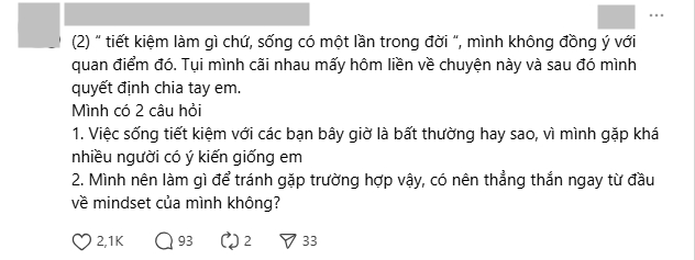 Lệch pha tài chính khó hạnh phúc: Chi 20 triệu/ tháng vẫn bị chê Lệch pha tài chính khó hạnh phúc: Chi 20 triệu/ tháng vẫn bị chê