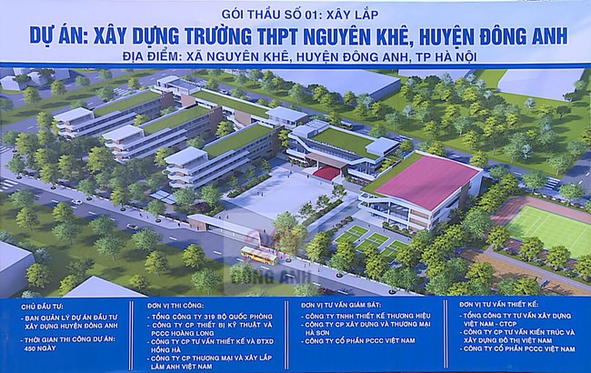 Cận cảnh 1 trong 2 trường THPT mới ở Hà Nội, sẽ thông báo tuyển sinh trong vài ngày tới: Diện tích hơn 25.000m2, được đầu tư hơn 200 tỷ- Ảnh 1.