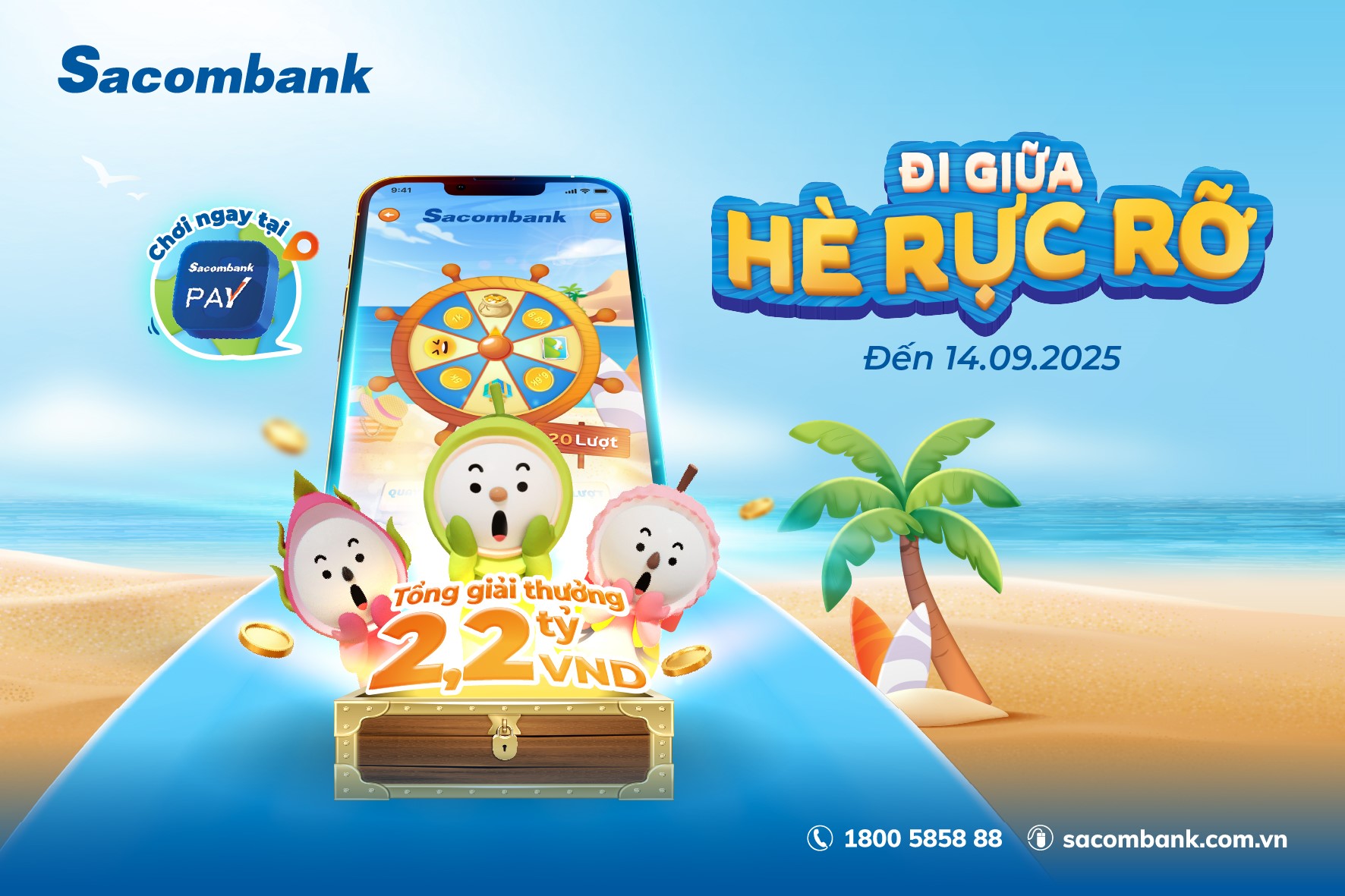 7 mảnh ghép địa danh Việt – 18 triệu đồng: Game mùa hè hot rần rần từ Sacombank- Ảnh 1.
