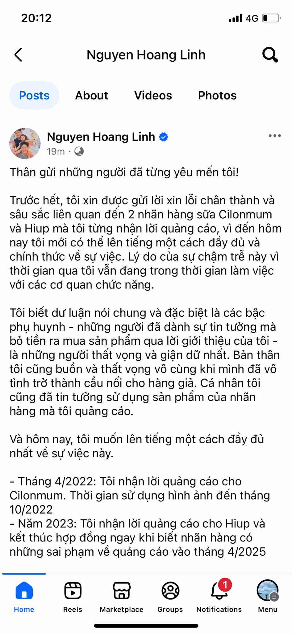 MC Hoàng Linh công khai xin lỗi khán giả vì đã "trở thành cầu nối cho hàng giả"- Ảnh 1. MC Hoàng Linh công khai xin lỗi khán giả vì đã "trở thành cầu nối cho hàng giả"- Ảnh 1.