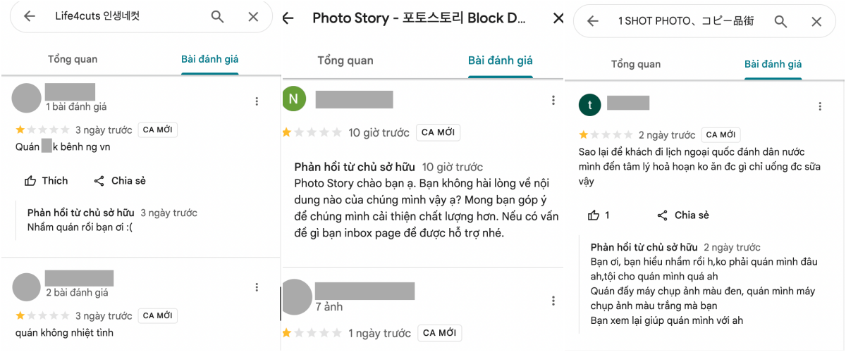 Chủ người Hàn mở tiệm photobooth lên tiếng khi hàng loạt cửa hàng gánh 1 sao oan uổng- Ảnh 4. Chủ người Hàn mở tiệm photobooth lên tiếng khi hàng loạt cửa hàng gánh 1 sao oan uổng- Ảnh 4.