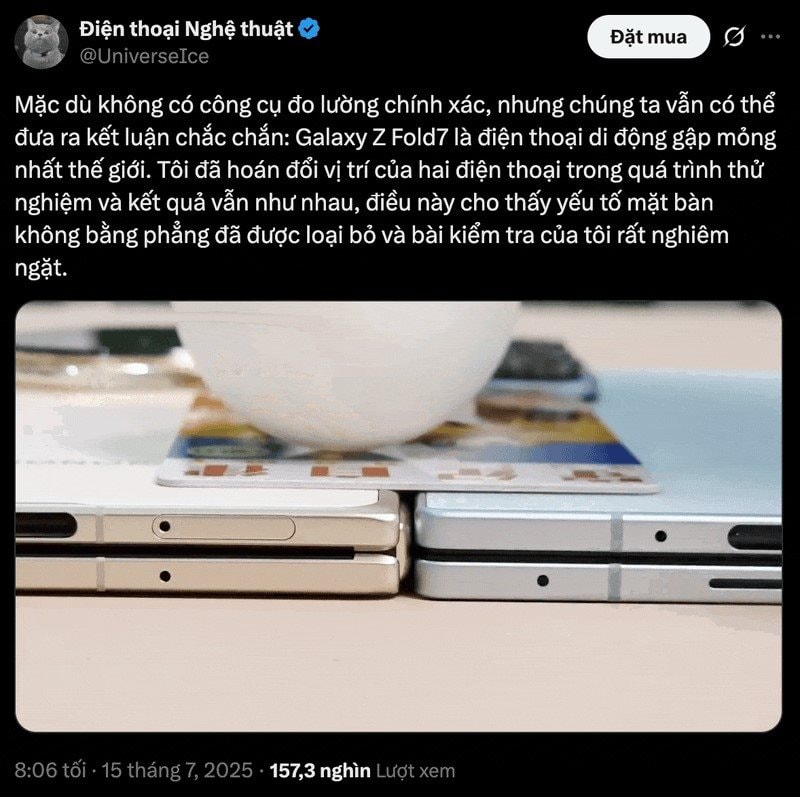 Cuộc đua mỏng nhẹ trên điện thoại gập: Liệu thông số có quyết định tất cả?- Ảnh 3. Cuộc đua mỏng nhẹ trên điện thoại gập: Liệu thông số có quyết định tất cả?- Ảnh 3.
