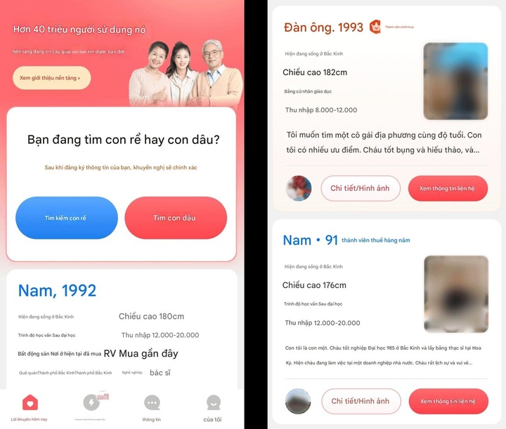Khi app hẹn hò thành 'chiến trường' của phụ huynh Trung Quốc- Ảnh 1.