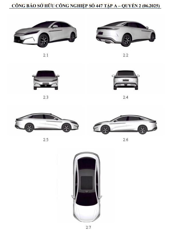 BYD liên tục đăng ký xe mới tại Việt Nam: thêm mẫu sedan công suất khủng, chạy một mạch từ Hà Nội đến Quảng Bình chỉ trong 1 lần sạc- Ảnh 2. BYD liên tục đăng ký xe mới tại Việt Nam: thêm mẫu sedan công suất khủng, chạy một mạch từ Hà Nội đến Quảng Bình chỉ trong 1 lần sạc- Ảnh 2.