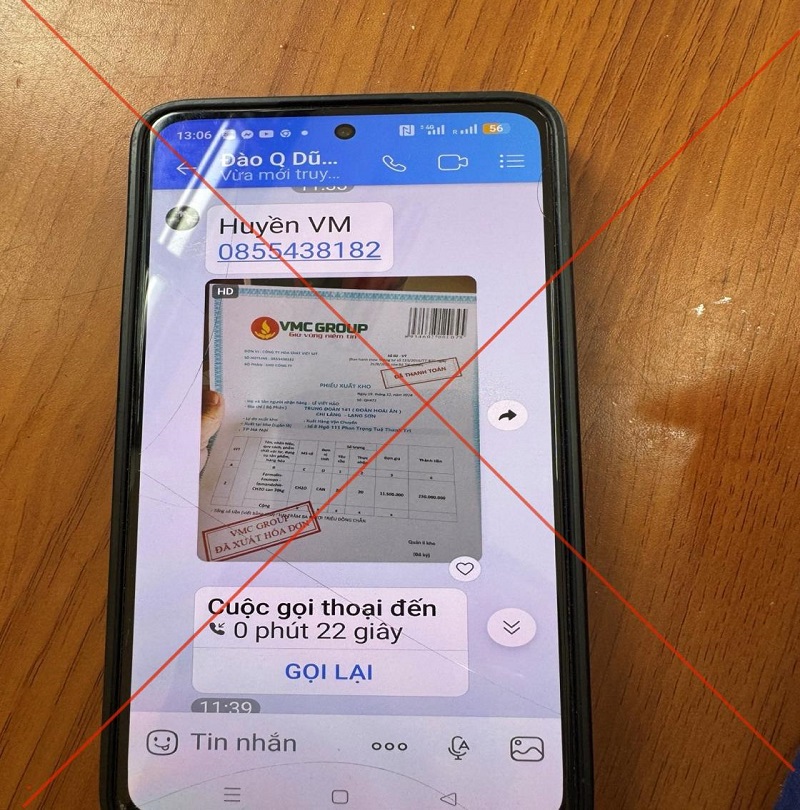 Người đàn ông định chuyển khoản 230 triệu đồng sau khi nhận tin nhắn Zalo, công an xã liền mời lên làm việc- Ảnh 1.