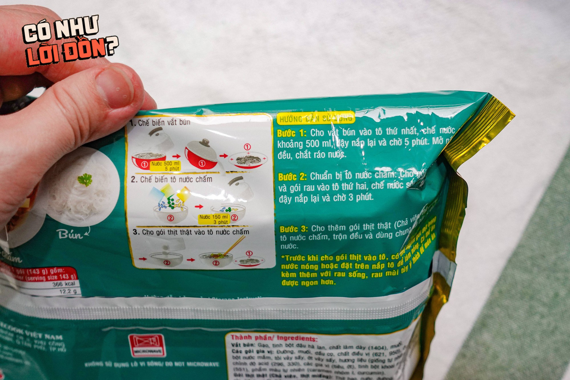 Kiểm chứng bún chả ăn liền: Hương vị thế nào mà rần rần khắp cõi mạng?- Ảnh 4. Kiểm chứng bún chả ăn liền: Hương vị thế nào mà rần rần khắp cõi mạng?- Ảnh 4.