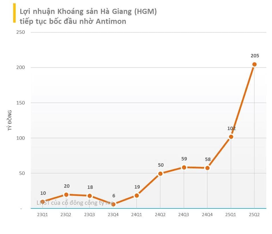 DN Việt khai thác loại khoáng sản "1 vốn 5 lời" chuyên dùng cho quốc phòng, pin có 5 quý liên tiếp lợi nhuận tăng trưởng 3 chữ số, cổ phiếu tăng gấp 6 lần trong 1 năm- Ảnh 1. DN Việt khai thác loại khoáng sản "1 vốn 5 lời" chuyên dùng cho quốc phòng, pin có 5 quý liên tiếp lợi nhuận tăng trưởng 3 chữ số, cổ phiếu tăng gấp 6 lần trong 1 năm- Ảnh 1.