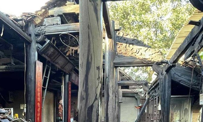Cháy chùa Báo Quốc - di tích lịch sử văn hóa cấp quốc gia tại Hưng Yên- Ảnh 1. Cháy chùa Báo Quốc - di tích lịch sử văn hóa cấp quốc gia tại Hưng Yên- Ảnh 1.