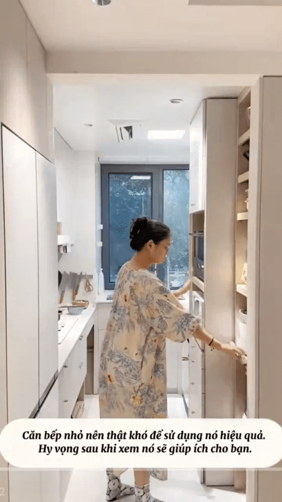 Căn bếp vẻn vẹn 5m2 nhưng Căn bếp vẻn vẹn 5m2 nhưng