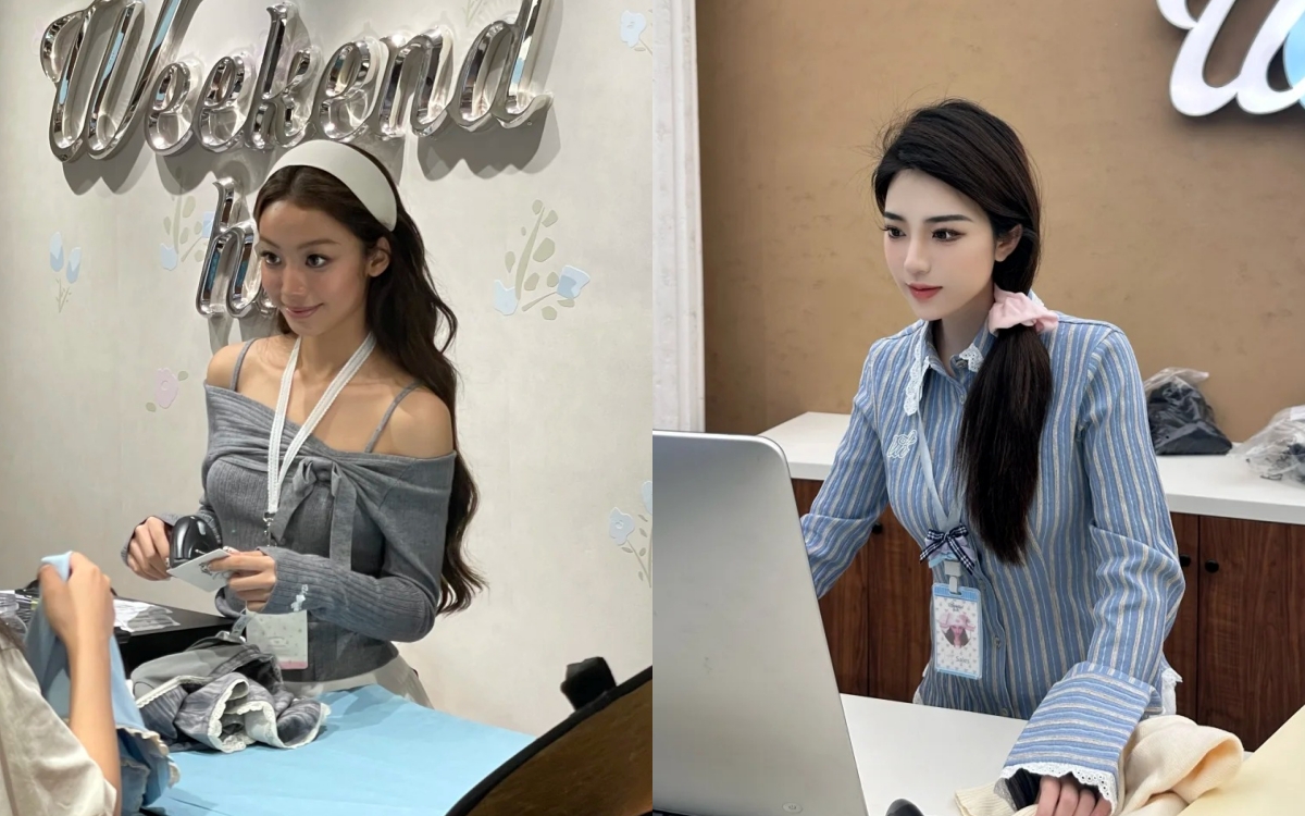 Choáng với dàn nhân viên bán quần áo đẹp như diễn viên của local brand Trung Quốc- Ảnh 1. Choáng với dàn nhân viên bán quần áo đẹp như diễn viên của local brand Trung Quốc- Ảnh 1.