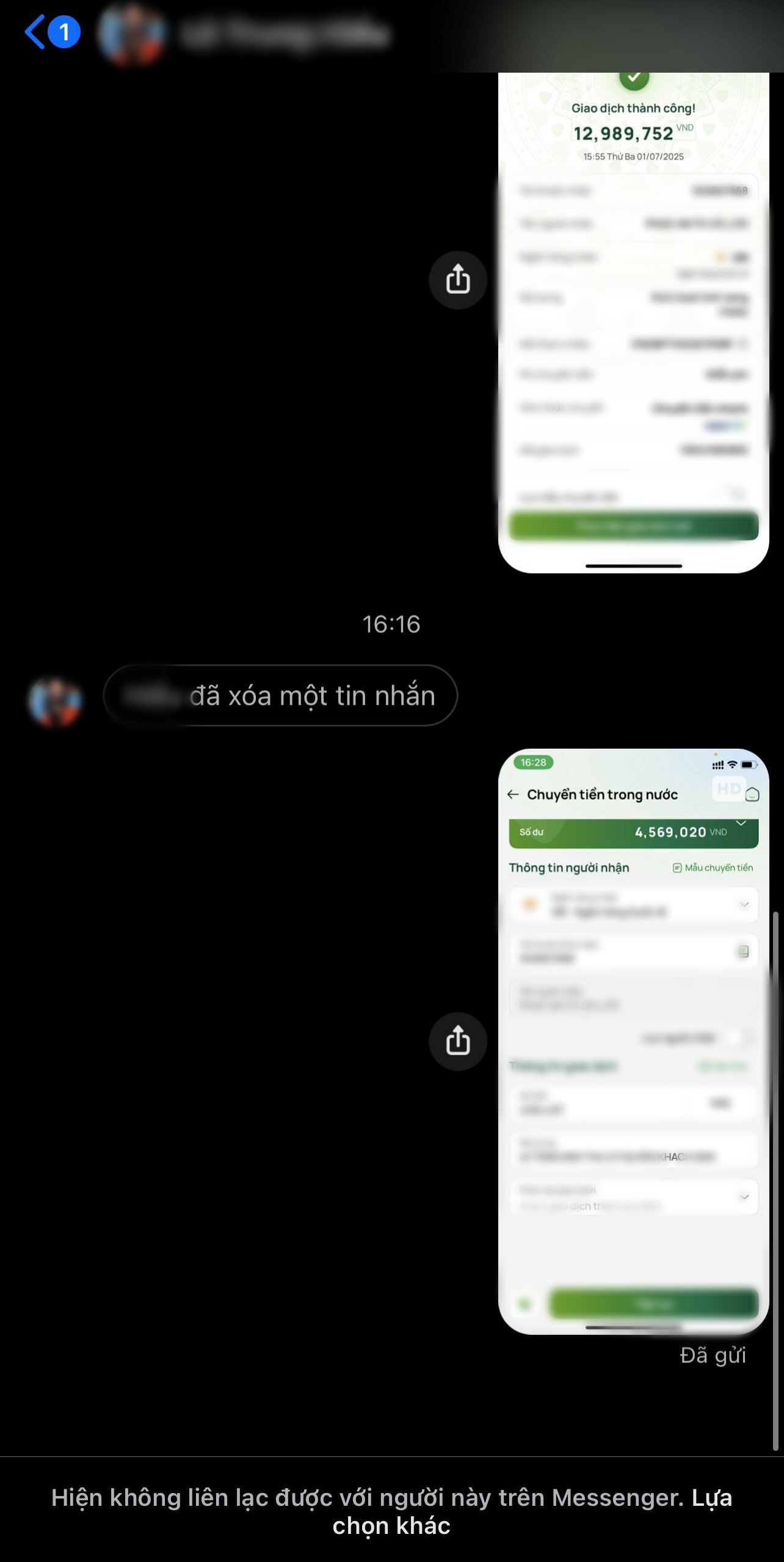 Sau kì thi THPT Quốc gia, nữ sinh 2k7 mất 46 triệu đồng khi làm theo yêu cầu của một kế toán khách sạn- Ảnh 3.