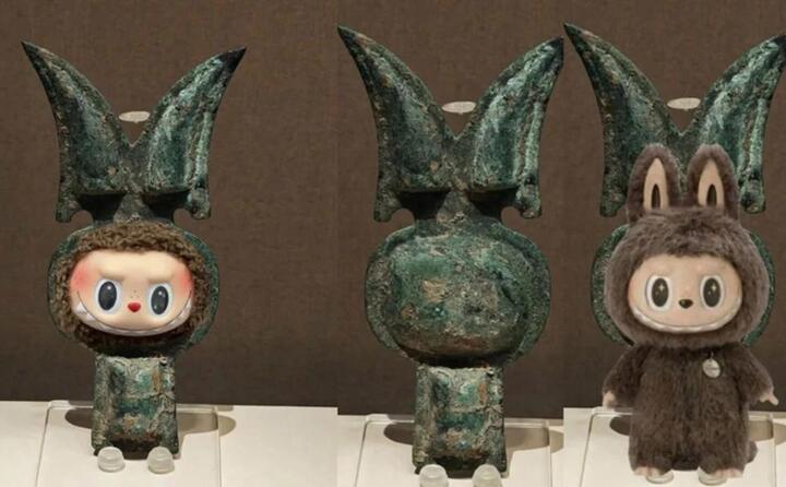 Cổ vật bằng đồng niên đại 2.200 năm bỗng nổi tiếng nhờ giống Labubu- Ảnh 1.