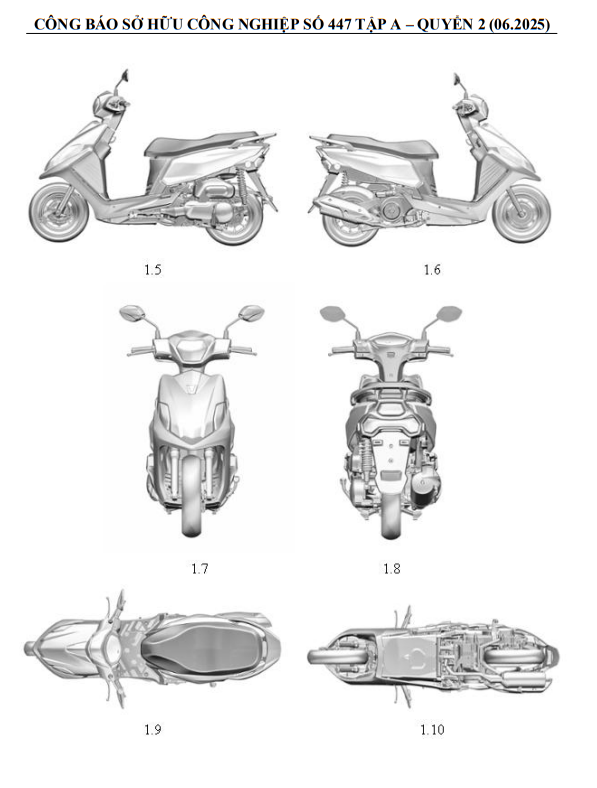 Xe ga 125cc thách thức Honda LEAD được đăng ký: Thiết kế hiện đại, ăn 1,6 lít/100 km tiết kiệm hơn Vision- Ảnh 2.