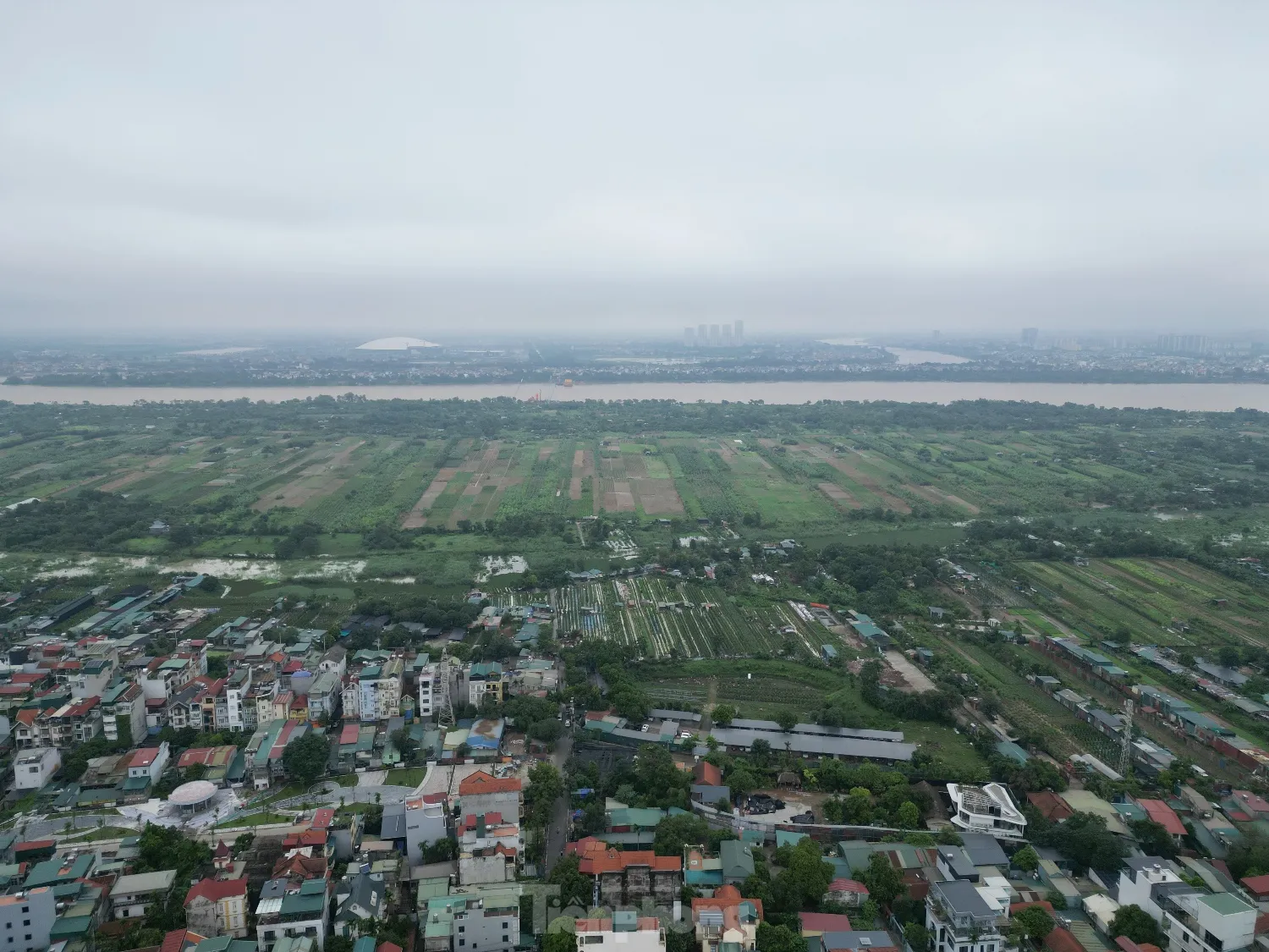 Cận cảnh vị trí được đề xuất xây dựng “Đại lộ và cảnh quan” ven sông Hồng- Ảnh 1.