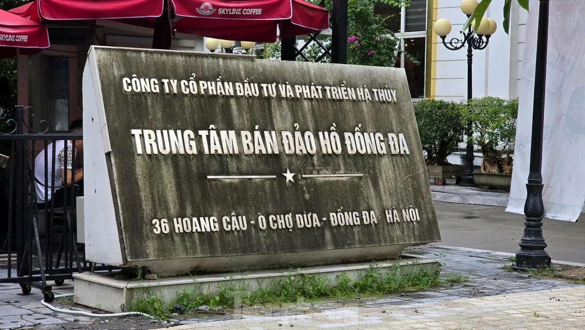 Cận cảnh bán đảo hồ Đống Đa sắp thành công viên, khu vui chơi- Ảnh 2.