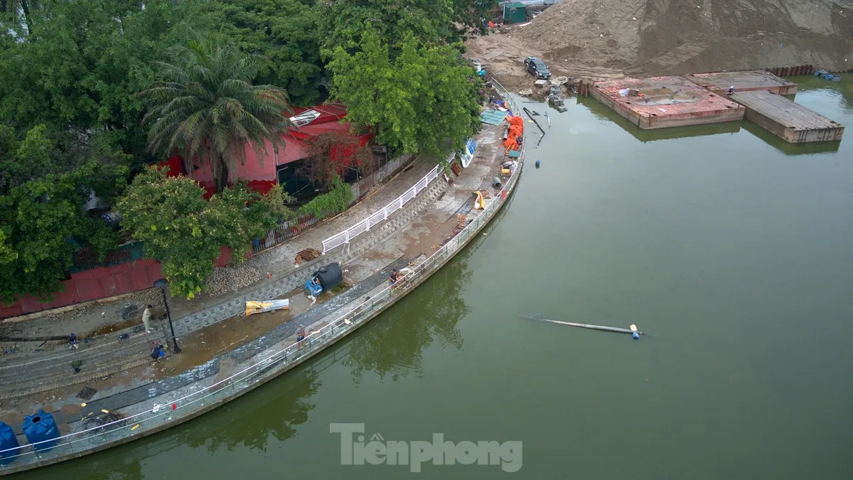 Cận cảnh bán đảo hồ Đống Đa sắp thành công viên, khu vui chơi- Ảnh 12.