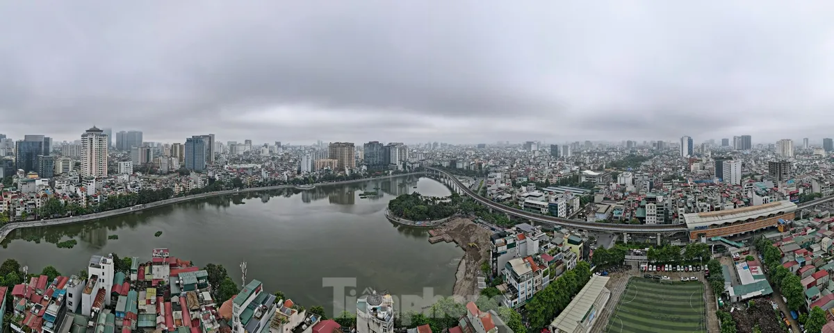 Cận cảnh bán đảo hồ Đống Đa sắp thành công viên, khu vui chơi- Ảnh 14.
