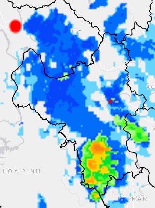 Cảnh báo nóng: Dông, tố, lốc, sét, mưa đá và mưa lớn cục bộ ở Hà Nội trong ít giờ tới- Ảnh 1.