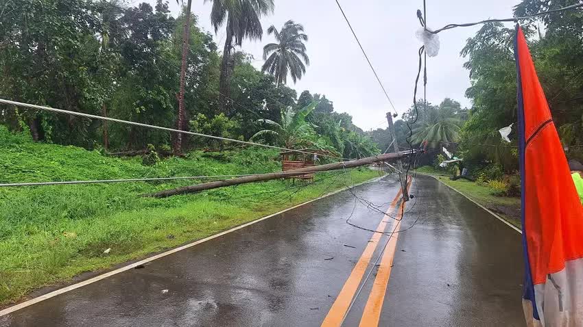 Những hình ảnh ban đầu cho thấy sức tàn phá của bão Wipha: Gió giật lên tới 125km/h, nhiều cảnh báo khẩn đã được đưa ra- Ảnh 3. Những hình ảnh ban đầu cho thấy sức tàn phá của bão Wipha: Gió giật lên tới 125km/h, nhiều cảnh báo khẩn đã được đưa ra- Ảnh 3.