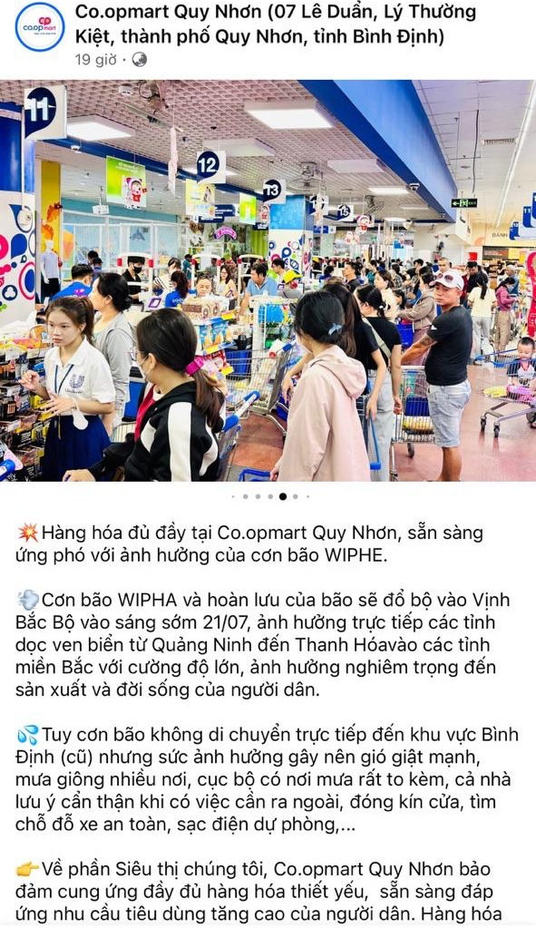 Khung cảnh siêu thị, chợ trước khi bão WIPHA đổ bộ, netizen chia sẻ kinh nghiệm bảo quản thực phẩm- Ảnh 7. Khung cảnh siêu thị, chợ trước khi bão WIPHA đổ bộ, netizen chia sẻ kinh nghiệm bảo quản thực phẩm- Ảnh 7.