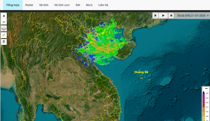 Mách bạn 2 công cụ theo dõi bão Wipha theo thời gian thực- Ảnh 1.