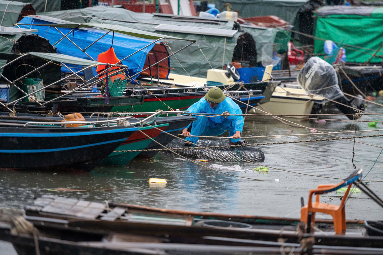 Bão số 3 áp sát: Quảng Ninh di dời gần 10.000 người, đưa 14.000 du khách về bờ- Ảnh 6. Bão số 3 áp sát: Quảng Ninh di dời gần 10.000 người, đưa 14.000 du khách về bờ- Ảnh 6.
