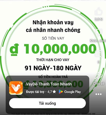Công an cảnh báo: Những ứng dụng có thể khiến người dân từ mắc nợ vài triệu lên hàng trăm triệu đồng khi tải xuống- Ảnh 1. Công an cảnh báo: Những ứng dụng có thể khiến người dân từ mắc nợ vài triệu lên hàng trăm triệu đồng khi tải xuống- Ảnh 1.