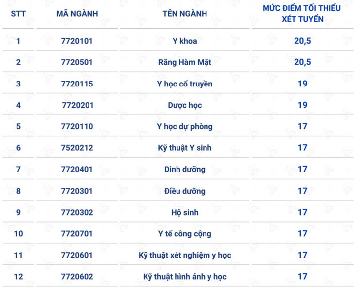 Điểm sàn xét tuyển các trường Y Dược chỉ từ 17-22- Ảnh 2.
