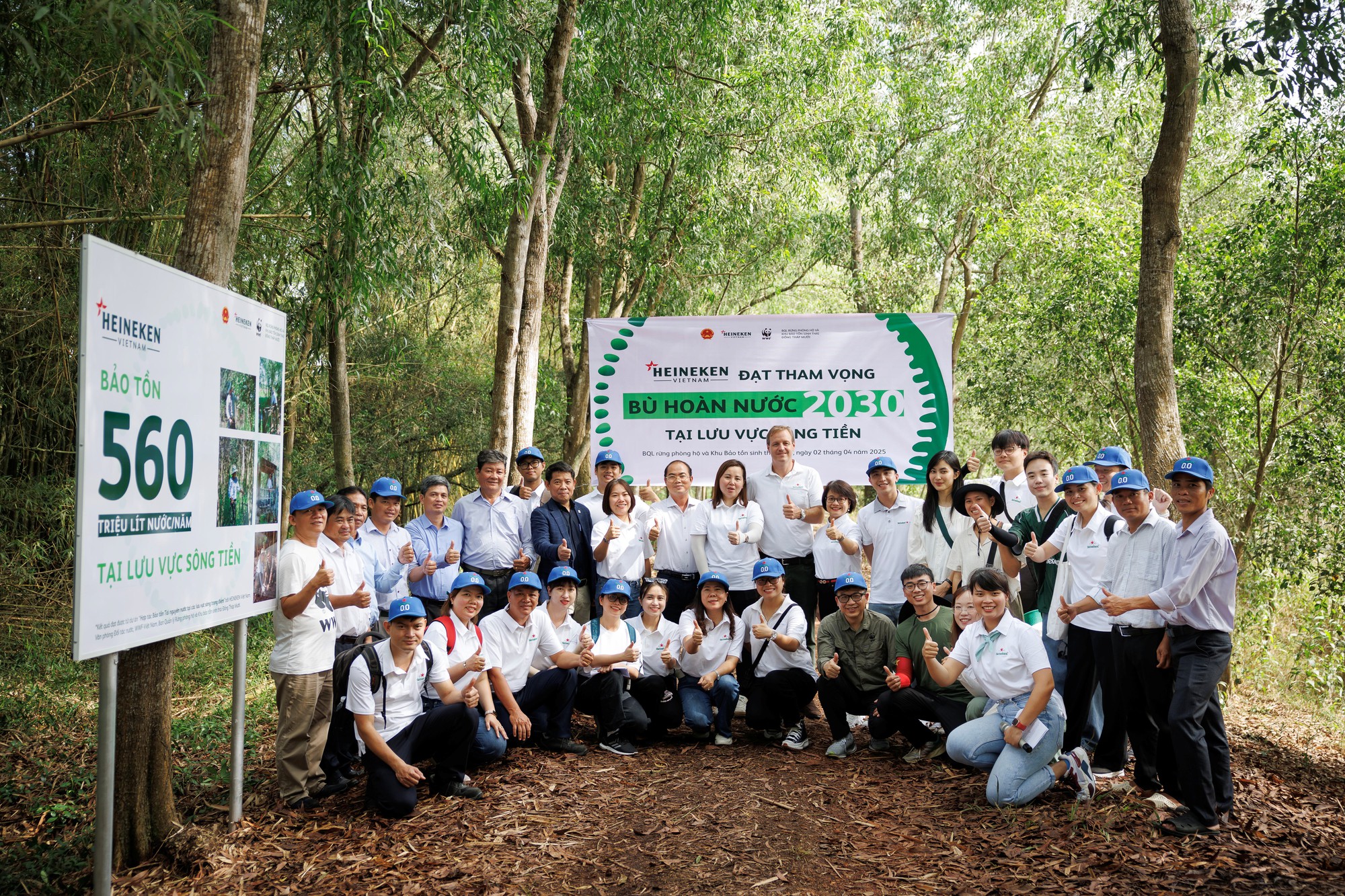 HEINEKEN Việt Nam đạt tham vọng bù hoàn nước, góp phần bảo vệ tài nguyên quốc gia- Ảnh 1. HEINEKEN Việt Nam đạt tham vọng bù hoàn nước, góp phần bảo vệ tài nguyên quốc gia- Ảnh 1.