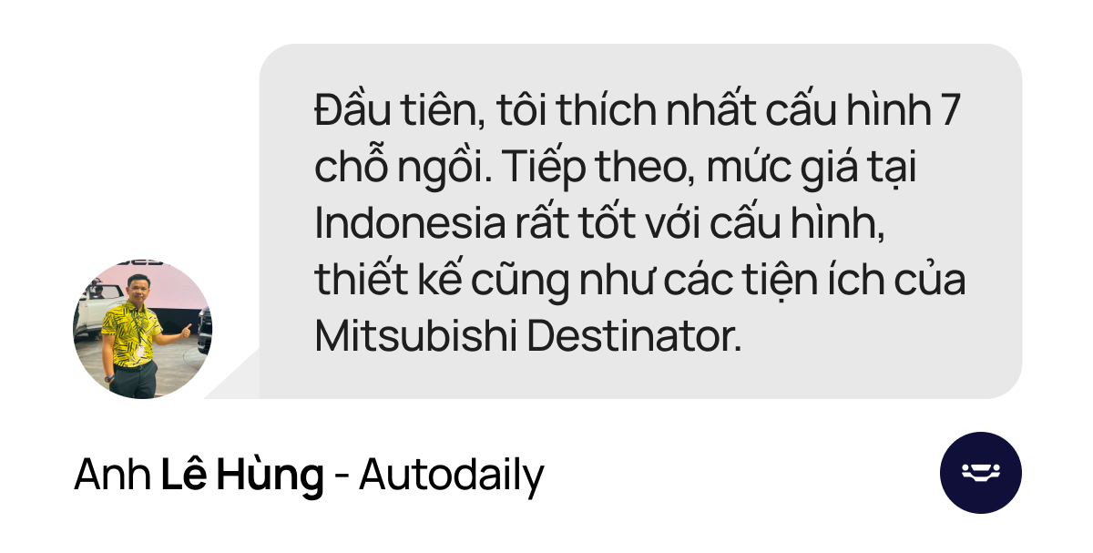 Thích, chưa thích gì trên Mitsubishi Destinator, đây là 10 câu trả lời kèm giá kỳ vọng của các KOL Việt đầu tiên được trải nghiệm trực tiếp từ Indonesia!- Ảnh 3.